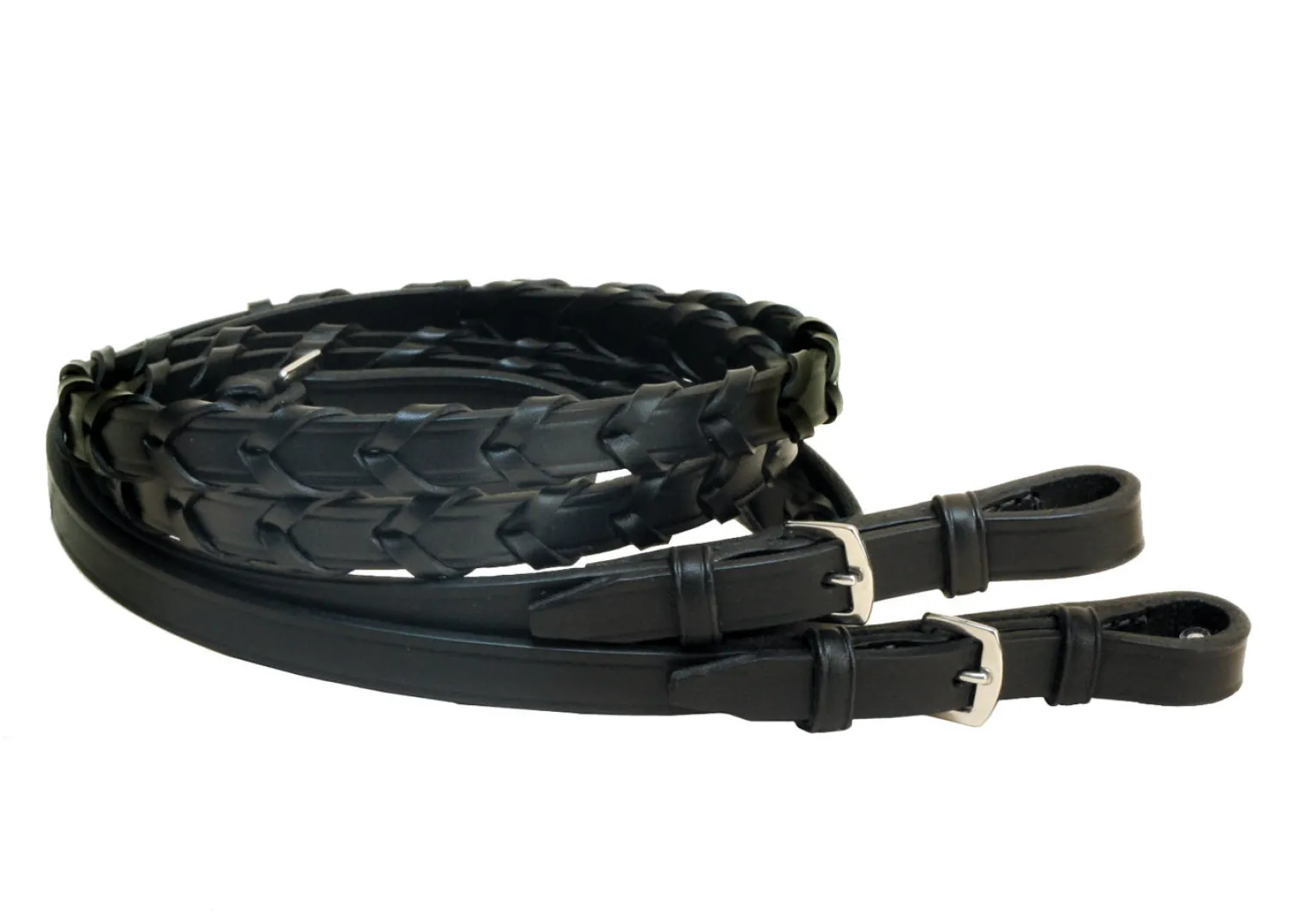 Online TORY LEATHER Company 5/8" x 54" Laced Reins with Buckle Bit Ends