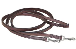 TORY LEATHER Company Breastplate Draw Reins Havana