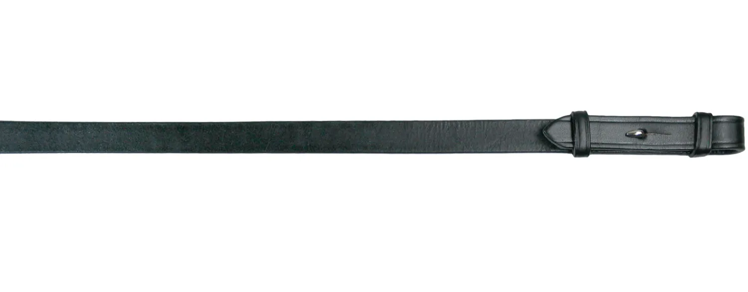 Outlet TORY LEATHER Company Leather Reins with Hand Stops Black