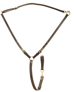 Discount TORY LEATHER Company Martingale with Solid Brass Hardware