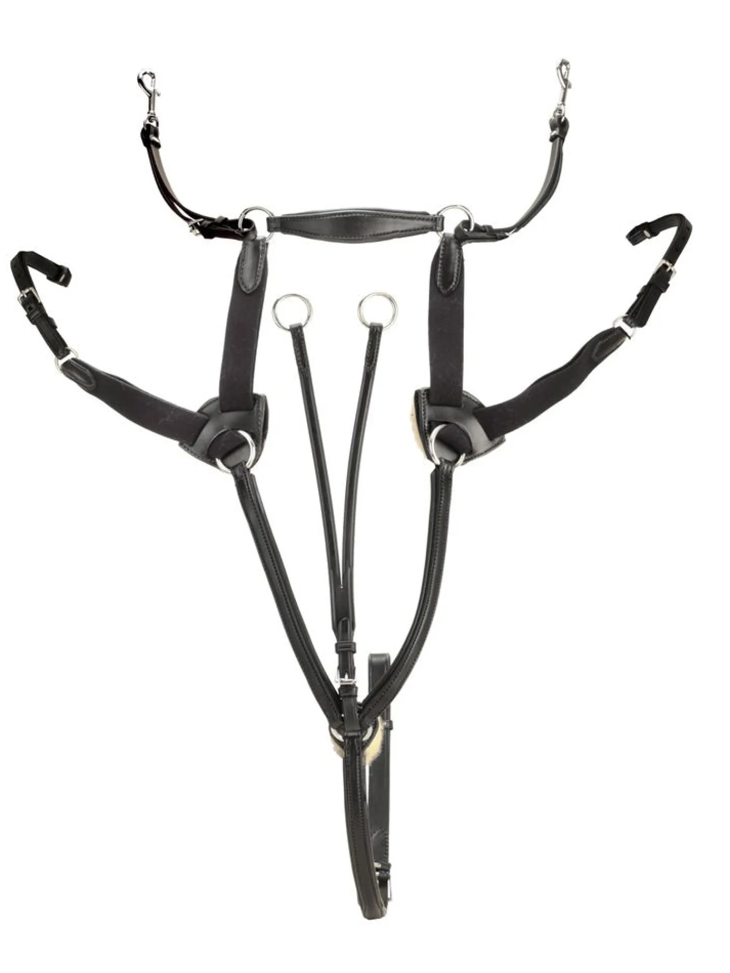 Outlet TORY LEATHER Company Padded 5-Point Breastplate with Running Attachment