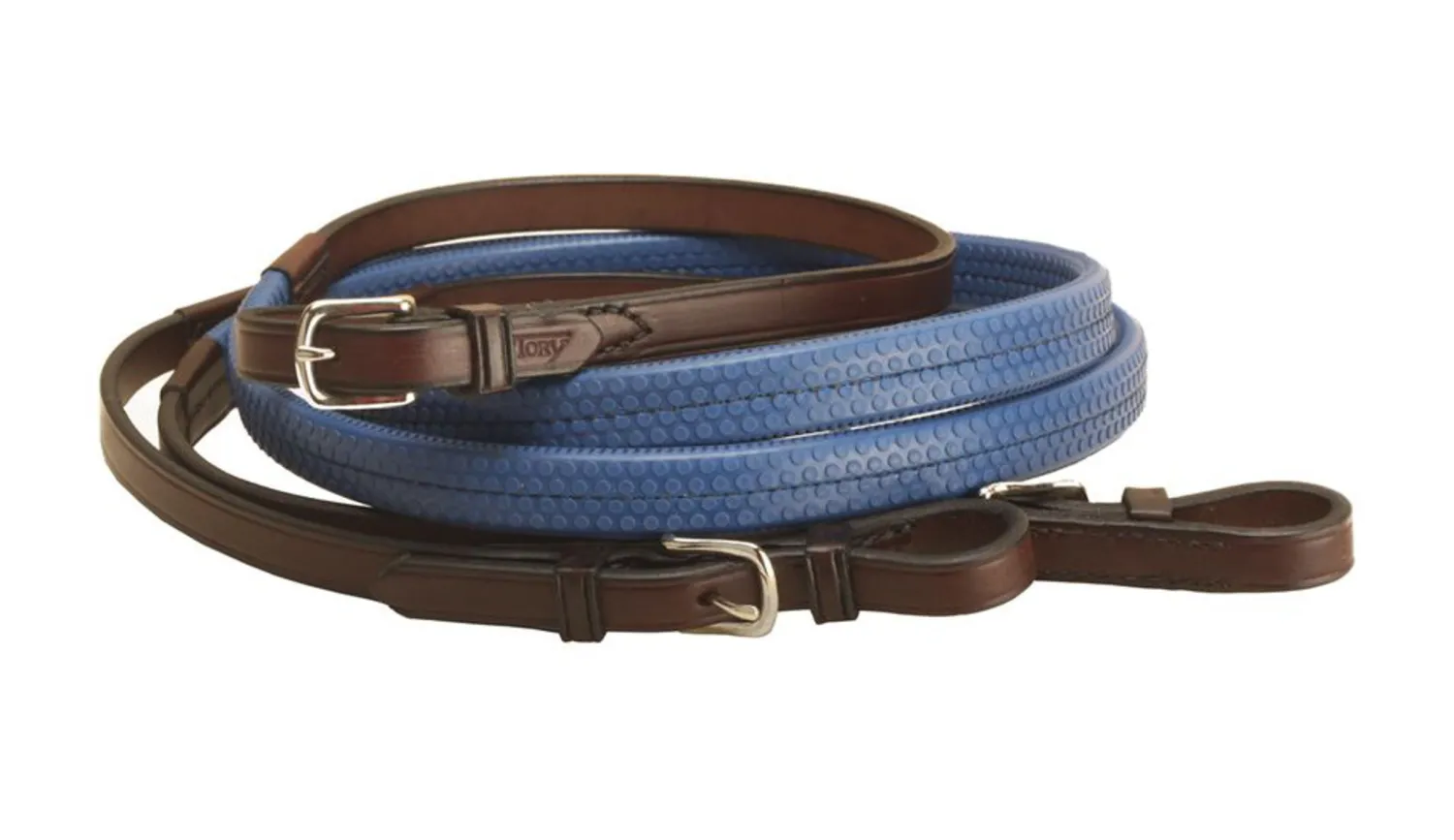 Discount TORY LEATHER Company Rubber Grip Leather Reins with Buckle Ends