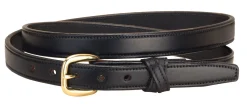 Best TORY LEATHER Crossed Keeper Belt with Brass Buckle