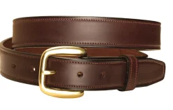 Online TORY LEATHER Extra-Large Stitched Leather Belt