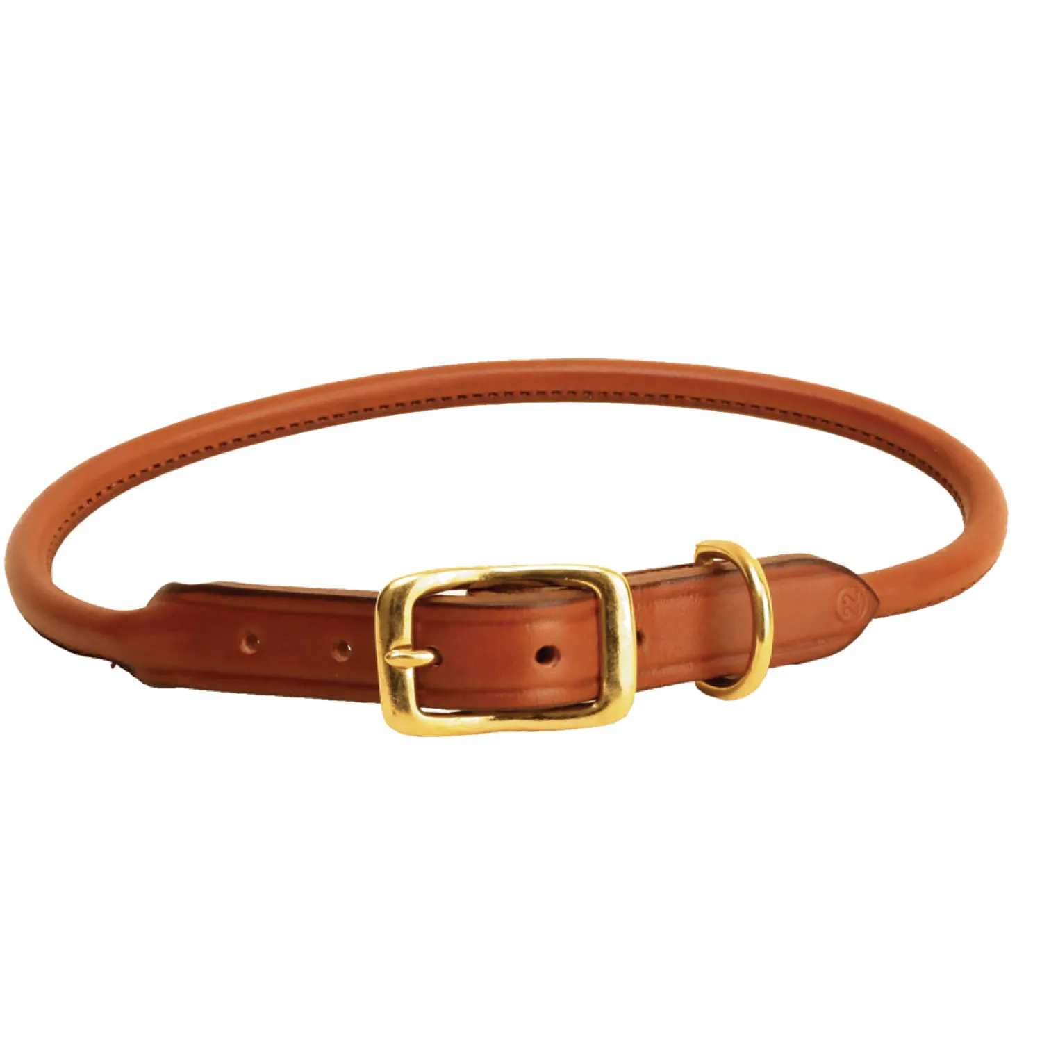 Clearance TORY LEATHER Rolled Leather Dog Collar