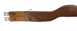 Best TOTAL SADDLE FIT Shoulder Relief Girth Brown