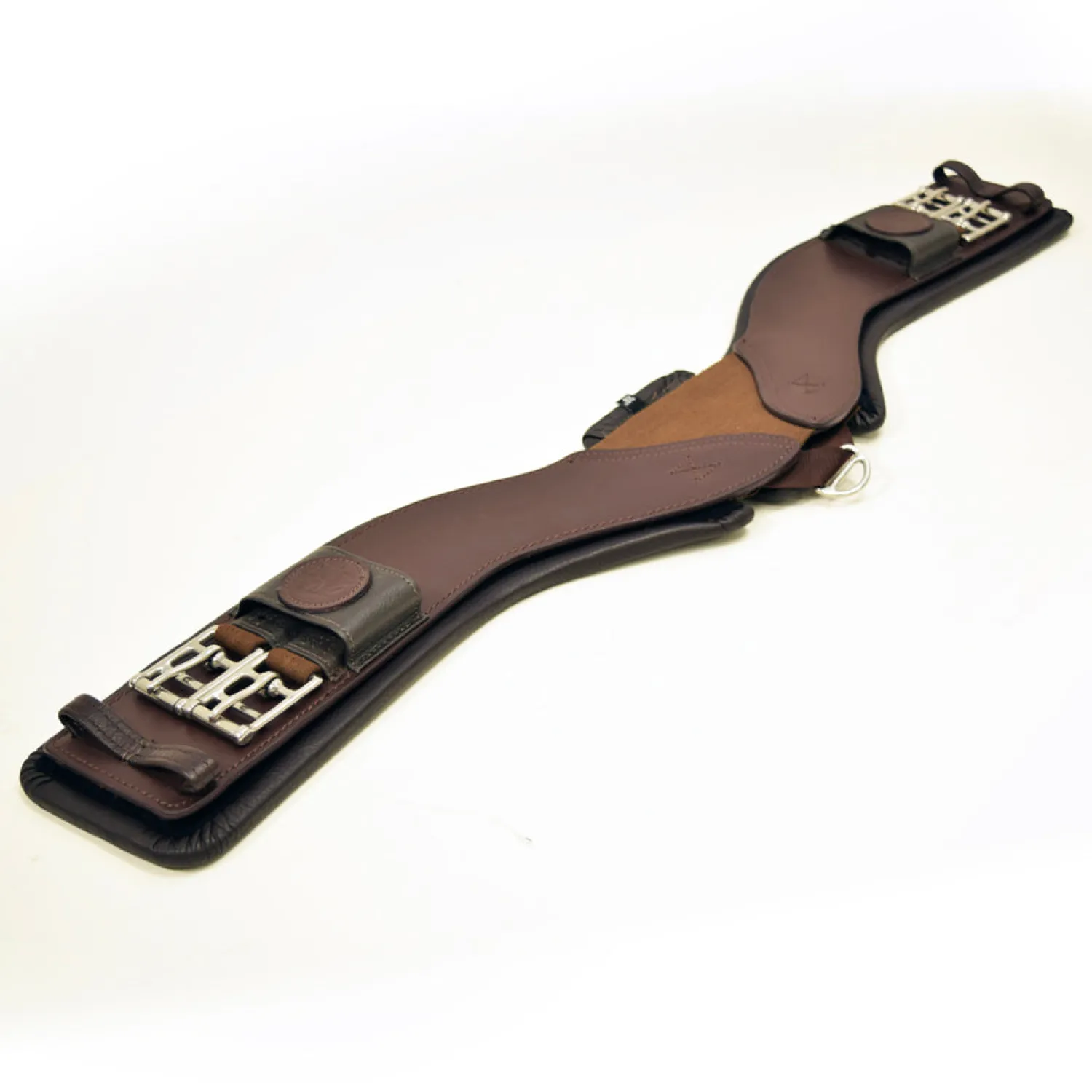 New TOTAL SADDLE FIT StretchTec Shoulder Relief Dressage Girth™ with Leather Liner