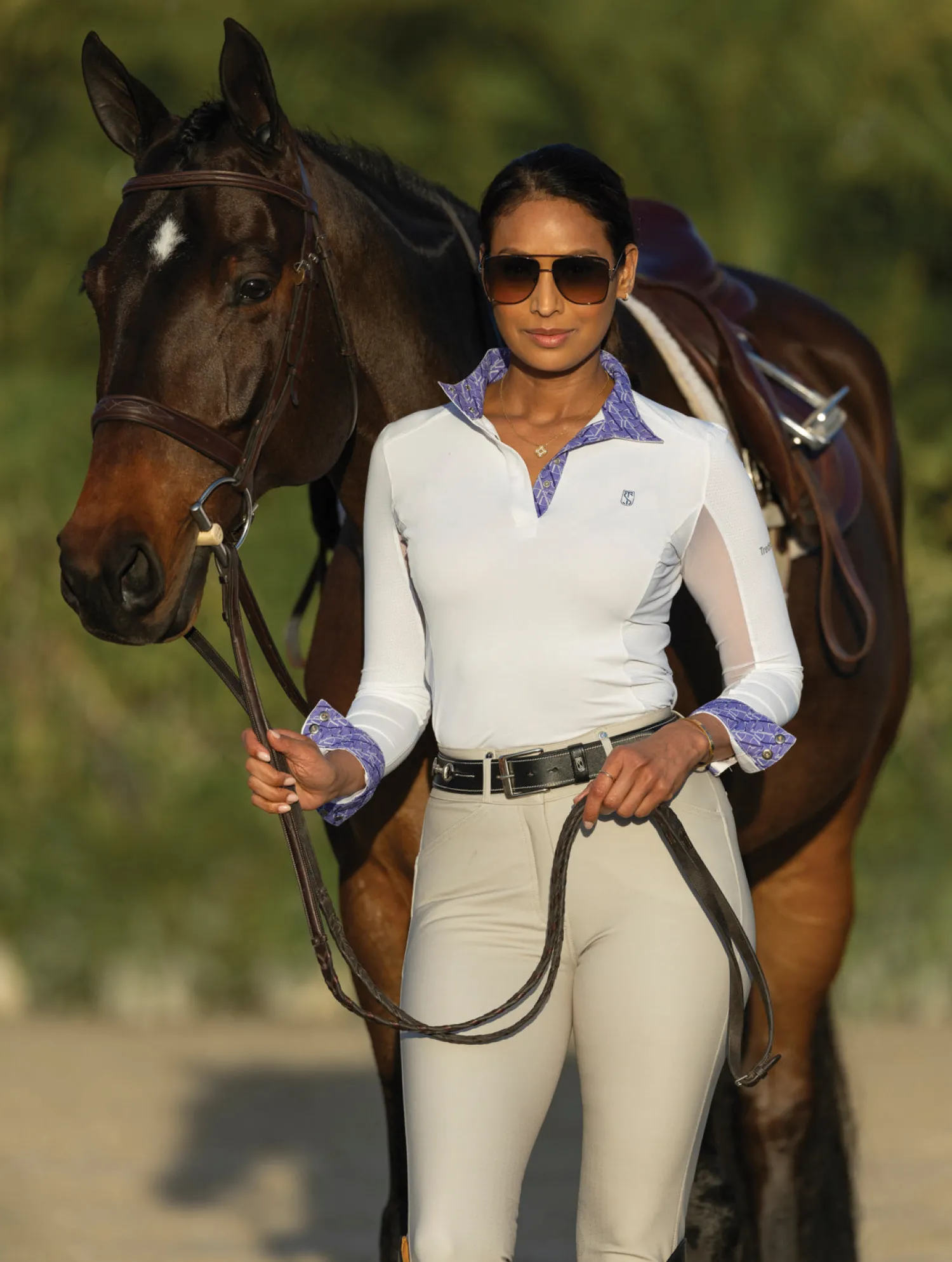 New QUANZHOU YOUAI TEXTI Tredstep™ Ladies’ Paris Long Sleeve Competition Shirt