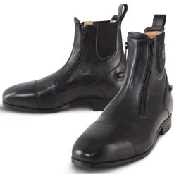 PASSIONATE HORSE LTD Tredstep™ Men’s Medici II Double-Zip Paddock Boots Black