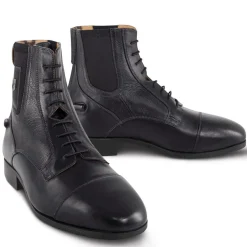 New TREDSTEP IRELAND Tredstep™ Men’s Medici II Lace Front & Rear Zip Paddock Boots Black