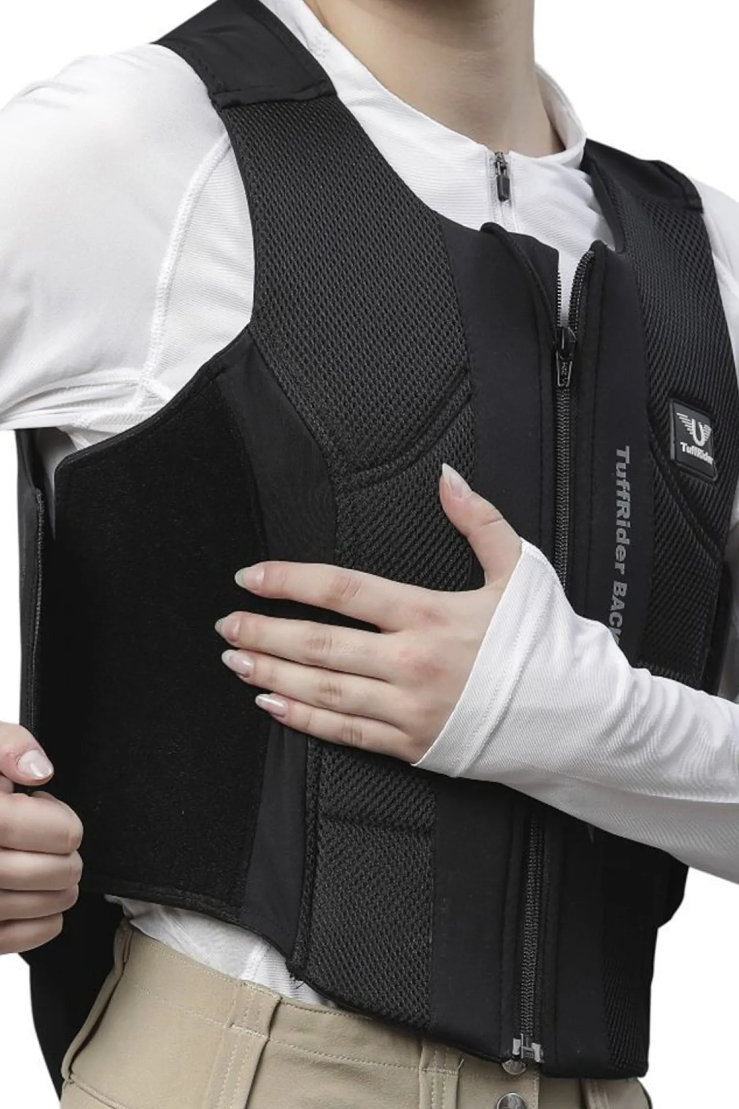 Hot JPC EQUESTRIAN TuffRider® Back Protector Black
