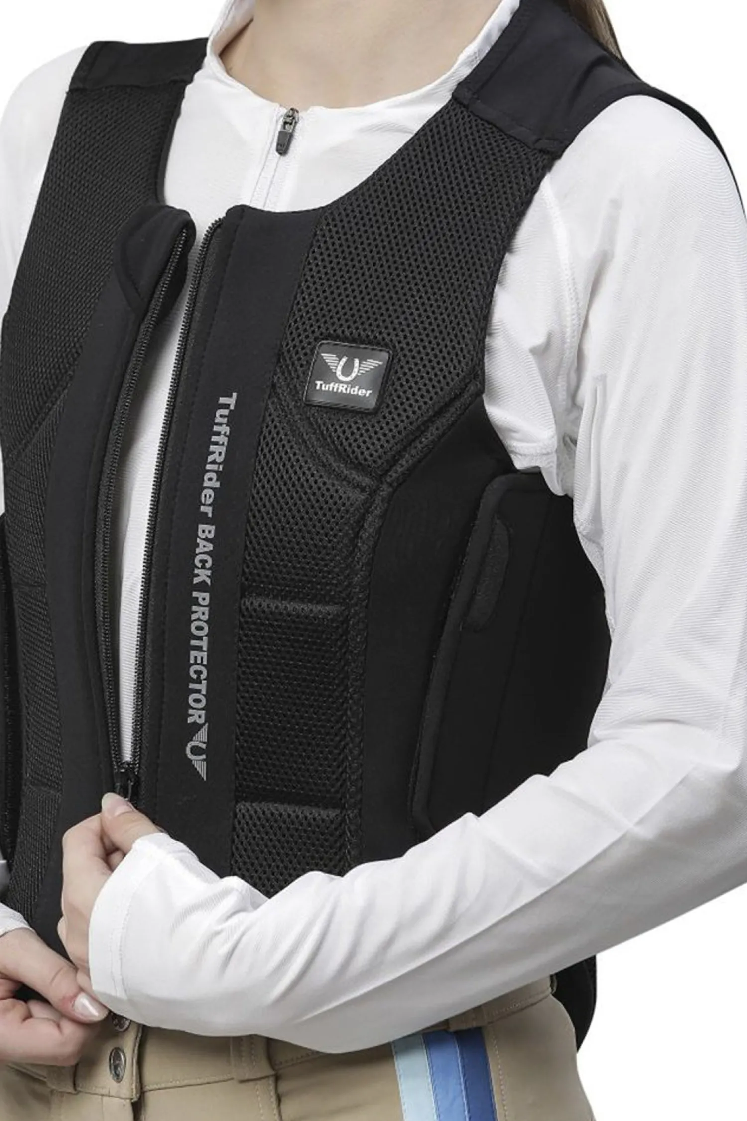 Hot JPC EQUESTRIAN TuffRider® Back Protector Black