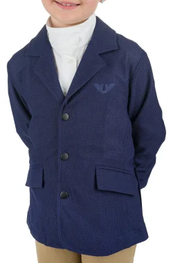 Online JPC EQUESTRIAN TuffRider® Children’s EquiVent Lite Show Coat Navy