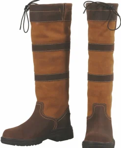 JPC EQUESTRIAN TuffRider® Children’s Lexington Waterproof Tall Country Boots Chocolate/Fawn