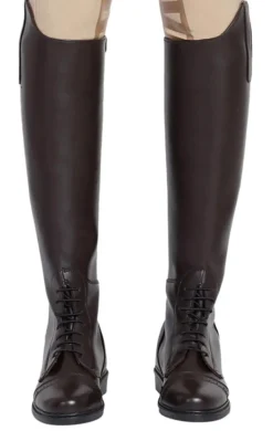 Hot JPC EQUESTRIAN TuffRider® Children’s Starter Back-Zip Synthetic Leather Field Boots in Mocha