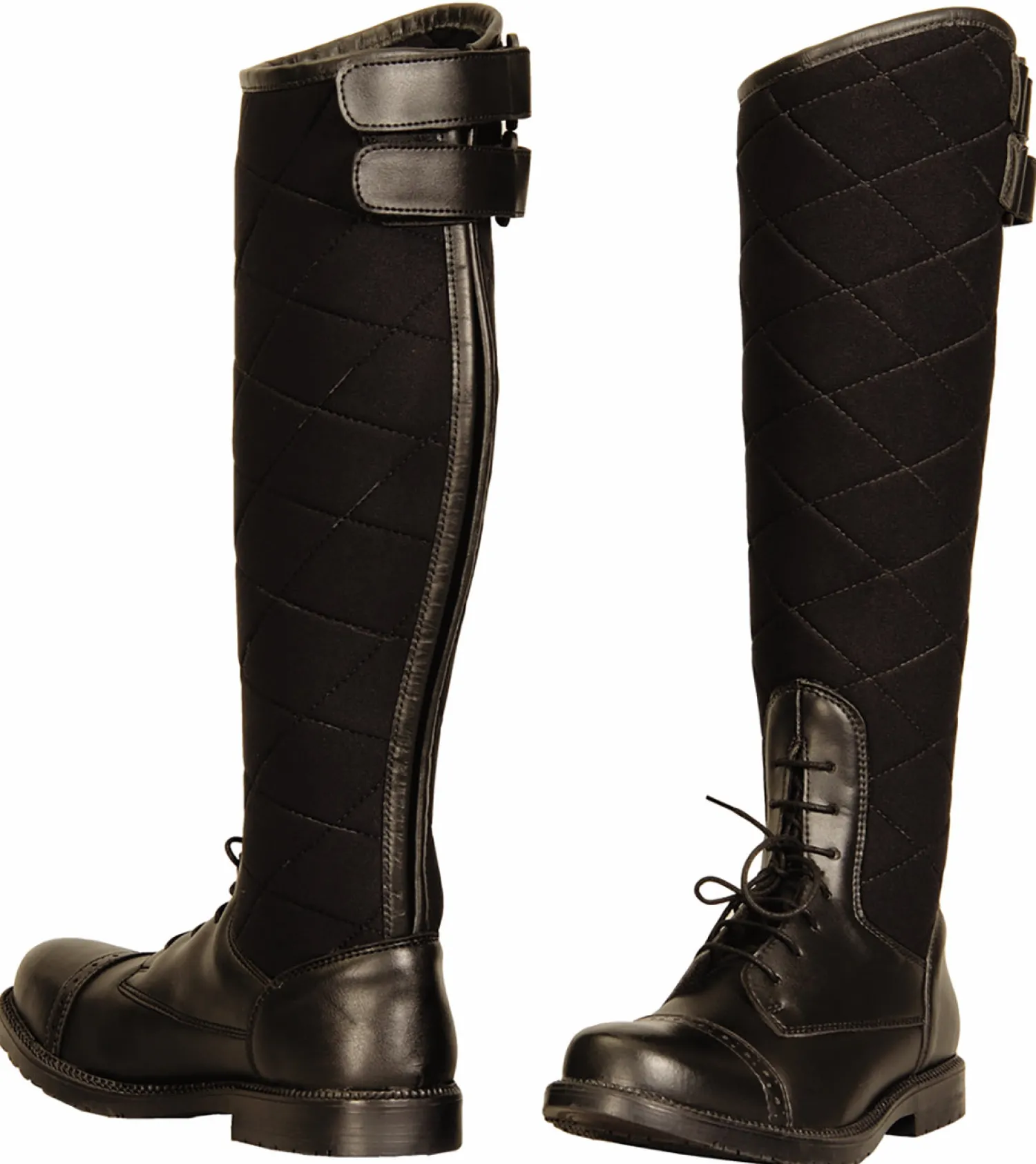 Discount JPC EQUESTRIAN TuffRider® Ladies' Alpine Quilted Field Boots in Synthetic Leather