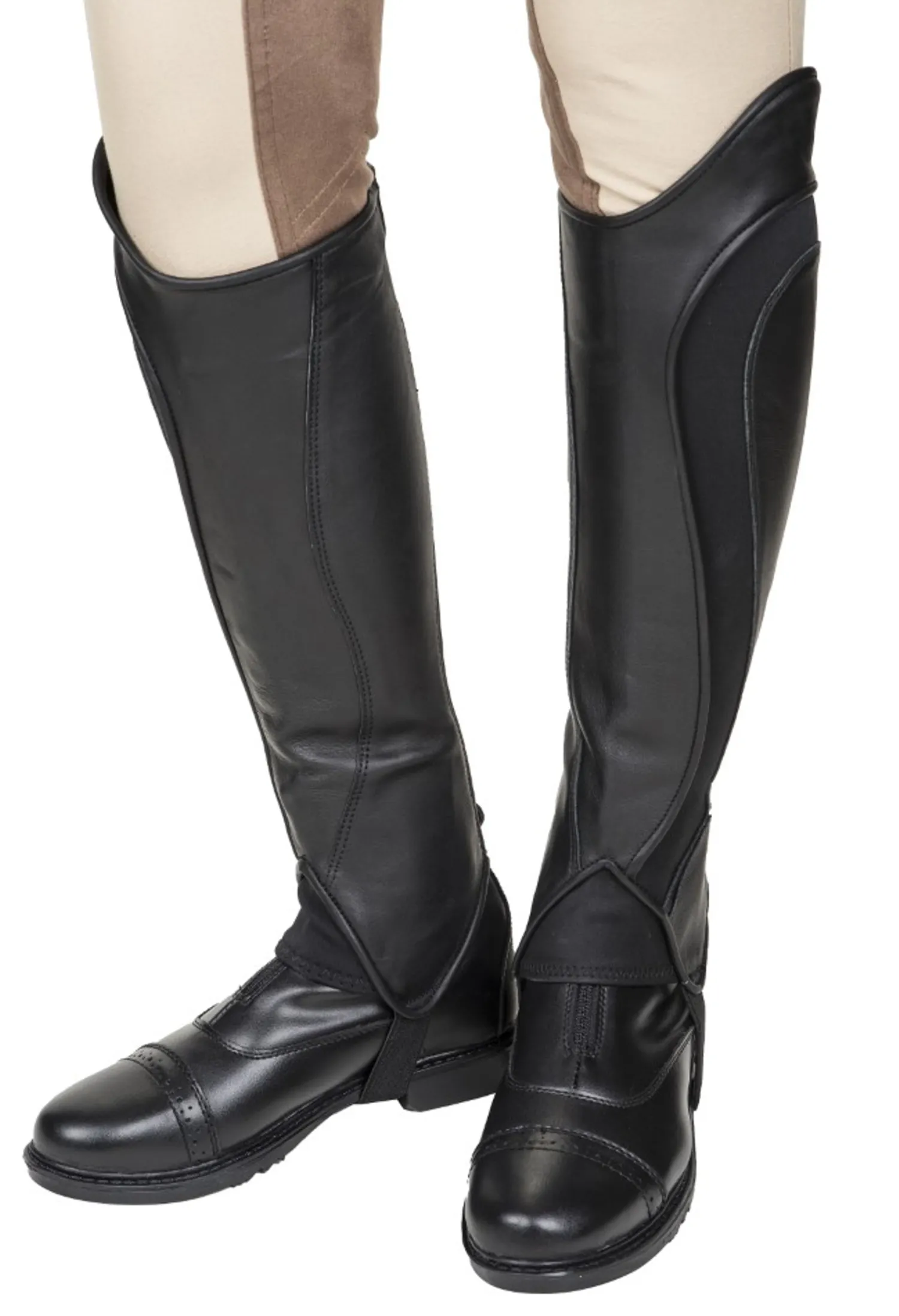 Outlet JPC EQUESTRIAN TuffRider® Ladies’ Derby Leather Half Chaps