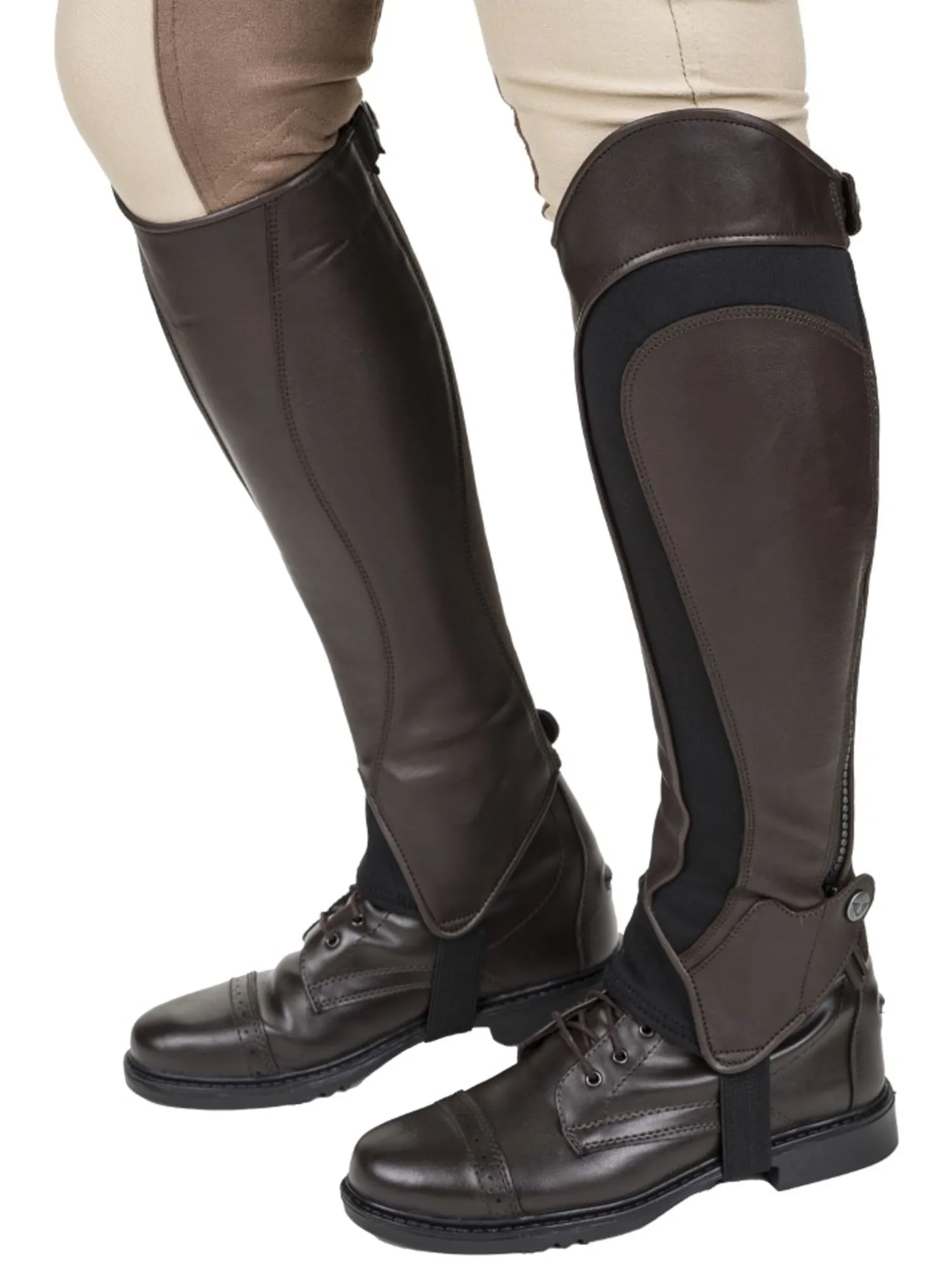 Outlet JPC EQUESTRIAN TuffRider® Ladies’ Derby Leather Half Chaps