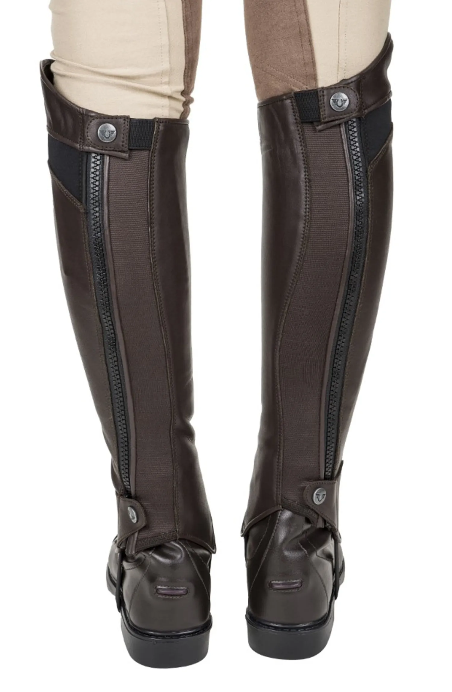 Outlet JPC EQUESTRIAN TuffRider® Ladies’ Derby Leather Half Chaps