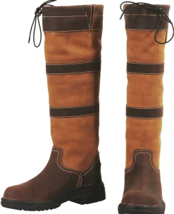 Clearance JPC EQUESTRIAN TuffRider® Men's Lexington Waterproof Tall Country Boots Chocolate/Fawn
