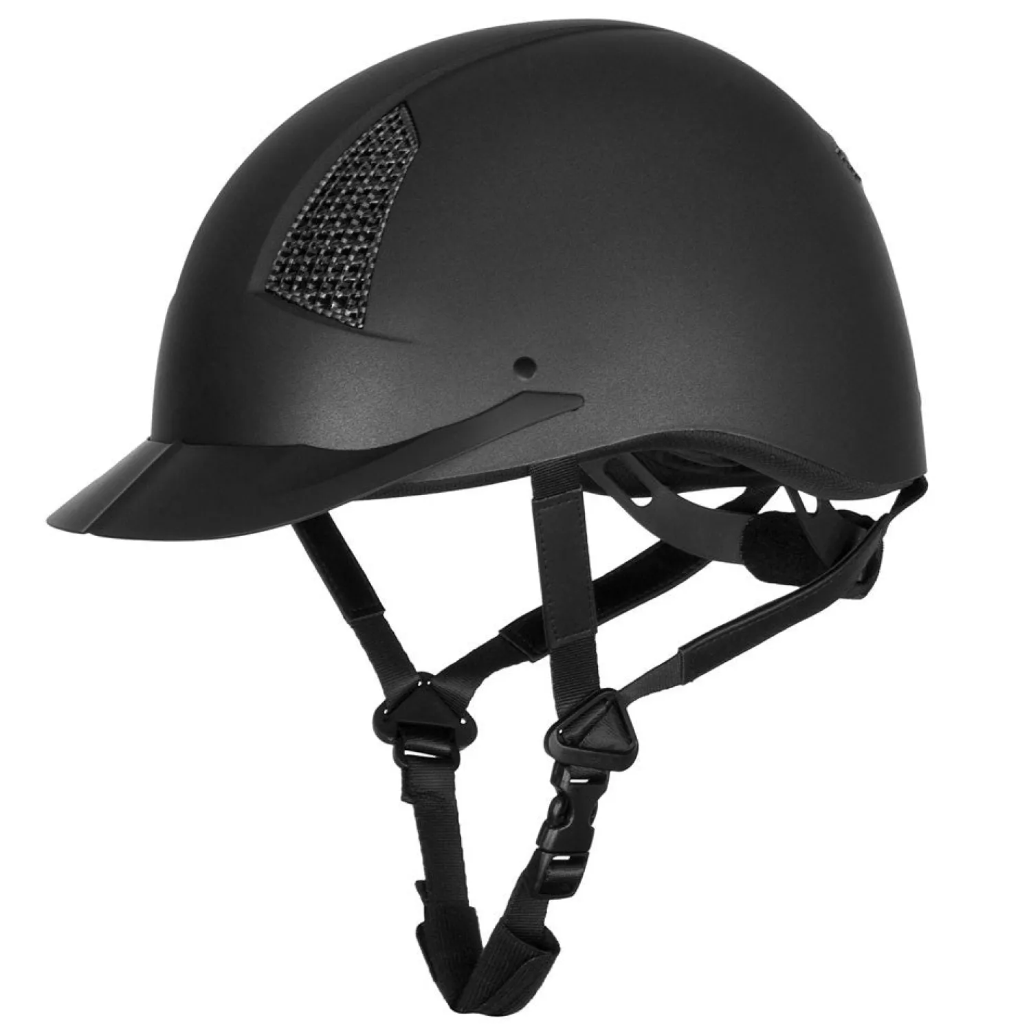 Online JPC EQUESTRIAN TuffRider® Starter Helmet with Carbon Fiber Grill Black