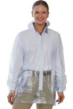 Hot MINUTEMAN PRESS DEVE Unisex PVC Rain Coat Clear
