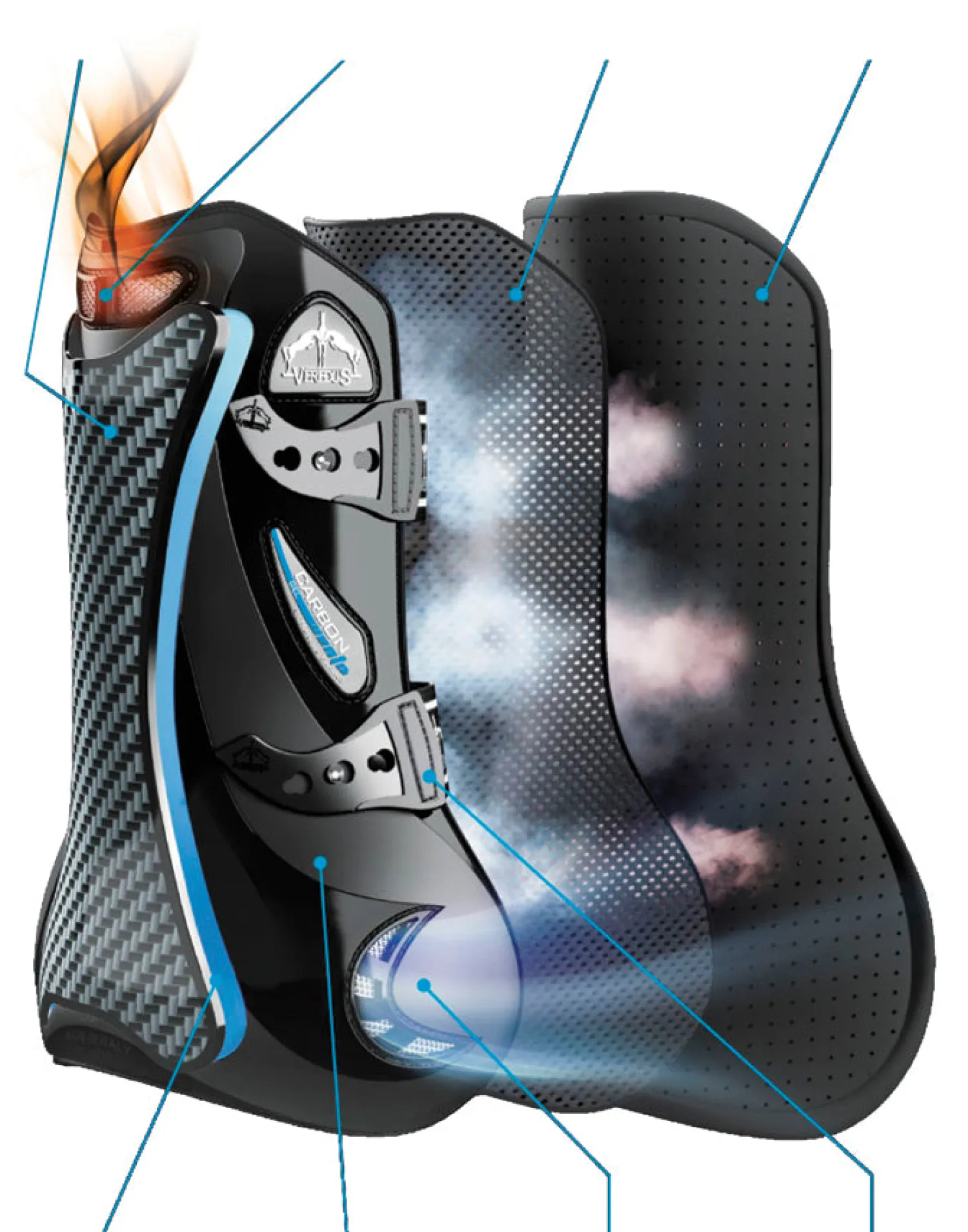 Sale ERS Veredus® Carbon Gel Vento™ Open-Front Boots