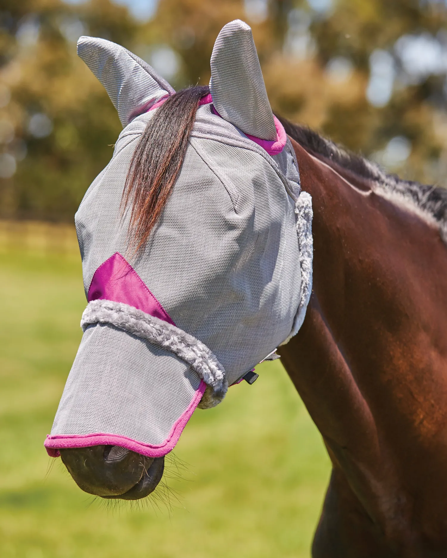 WEATHERBEETA ® ComFiTec™ Deluxe Durable Mesh Fly Mask with Ears & Nose