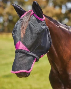 WEATHERBEETA ® ComFiTec™ Deluxe Durable Mesh Fly Mask with Ears & Nose