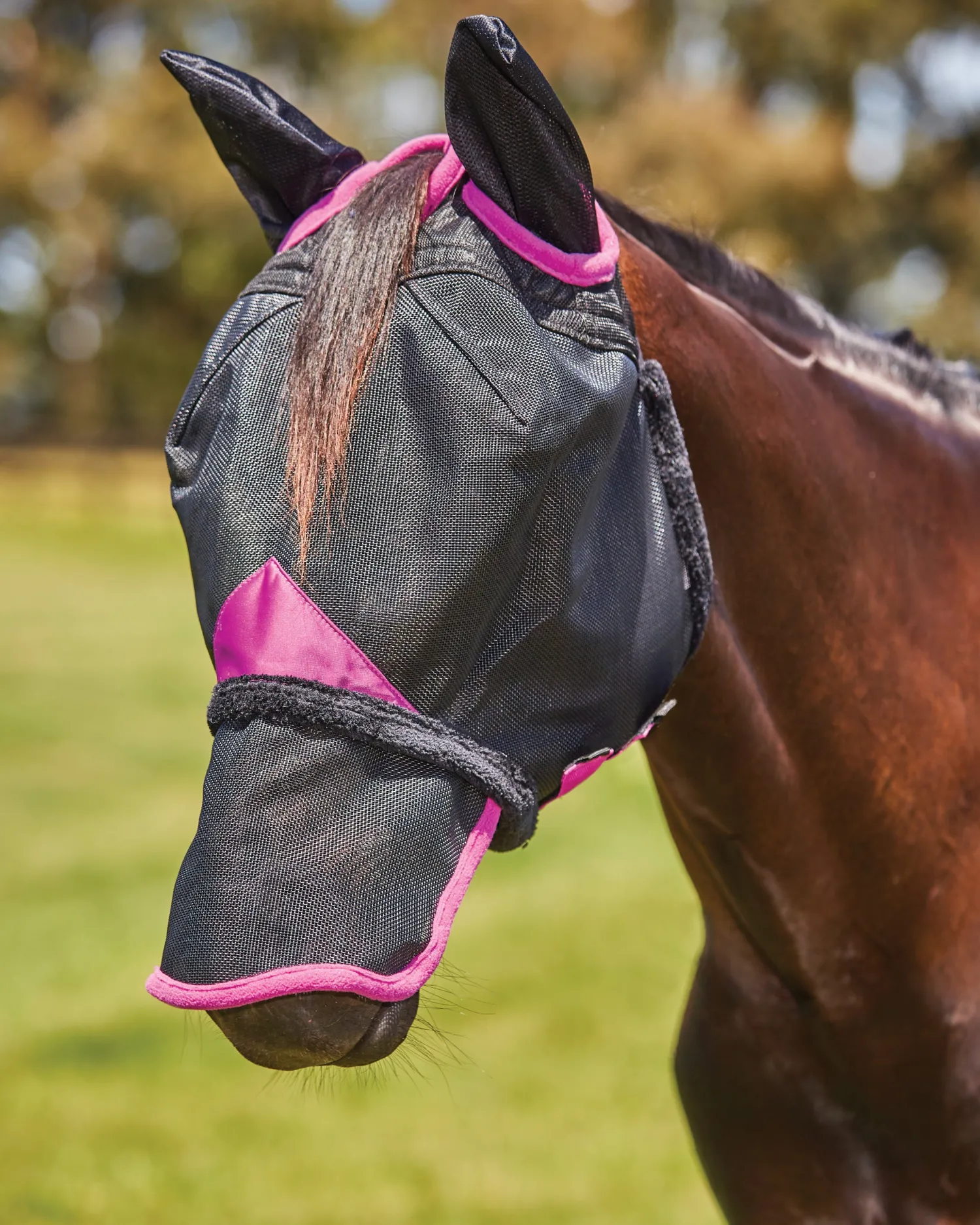 WEATHERBEETA ® ComFiTec™ Deluxe Durable Mesh Fly Mask with Ears & Nose