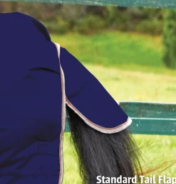 Clearance WEATHERBEETA ® ComFiTec™ Essential Standard Neck Heavyweight Turnout Navy/Silver/Red