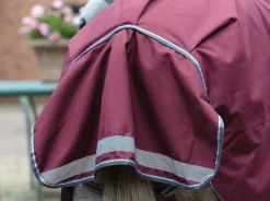 Online WEATHERBEETA ® ComFiTec™ Plus Dynamic II Standard Neck Medium-Weight Turnout Blanket Maroon/Grey/White