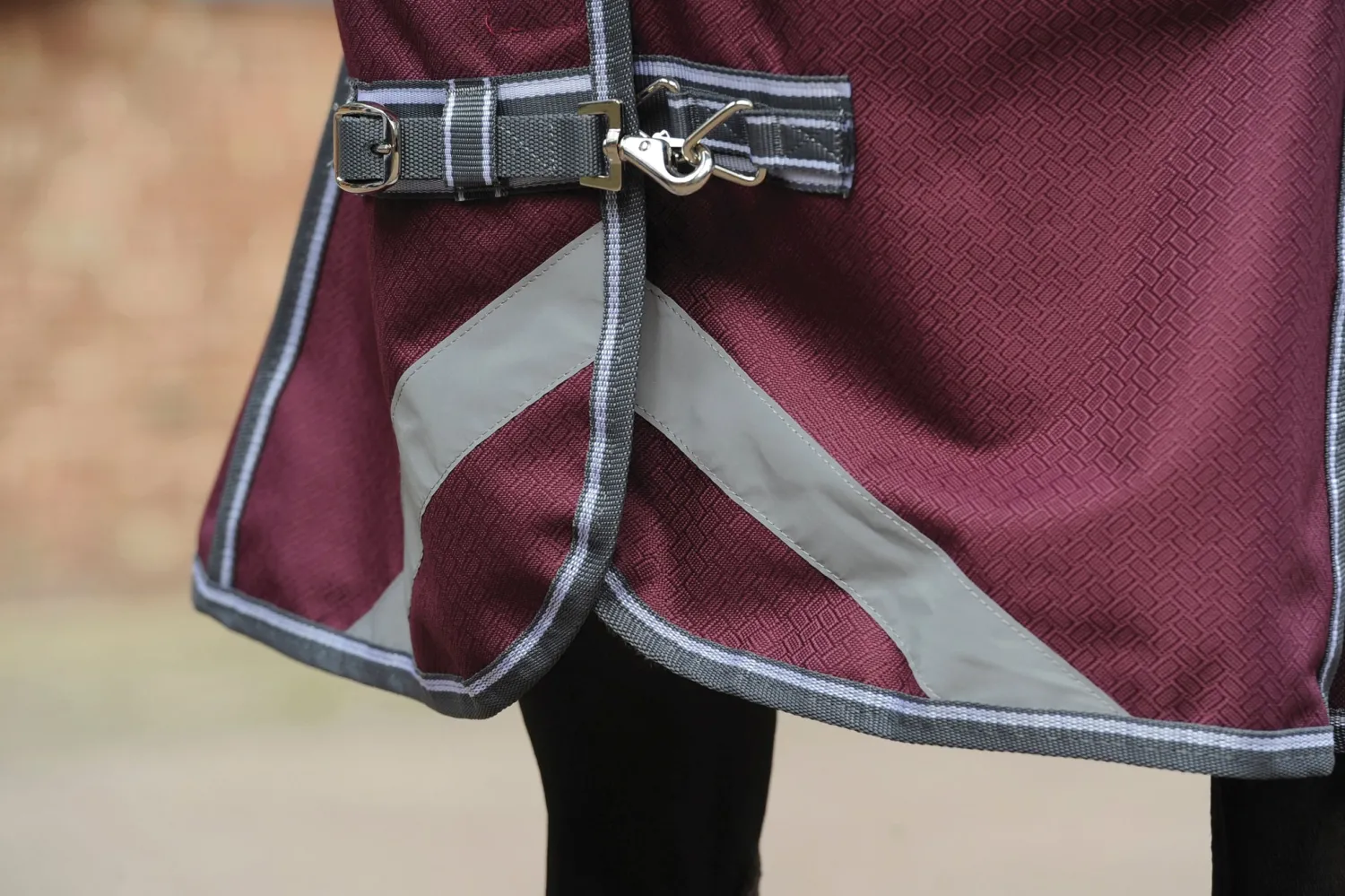 Hot WEATHERBEETA ® ComFiTec™ Plus Dynamic II Standard Neck Lite Turnout Maroon/Grey/White