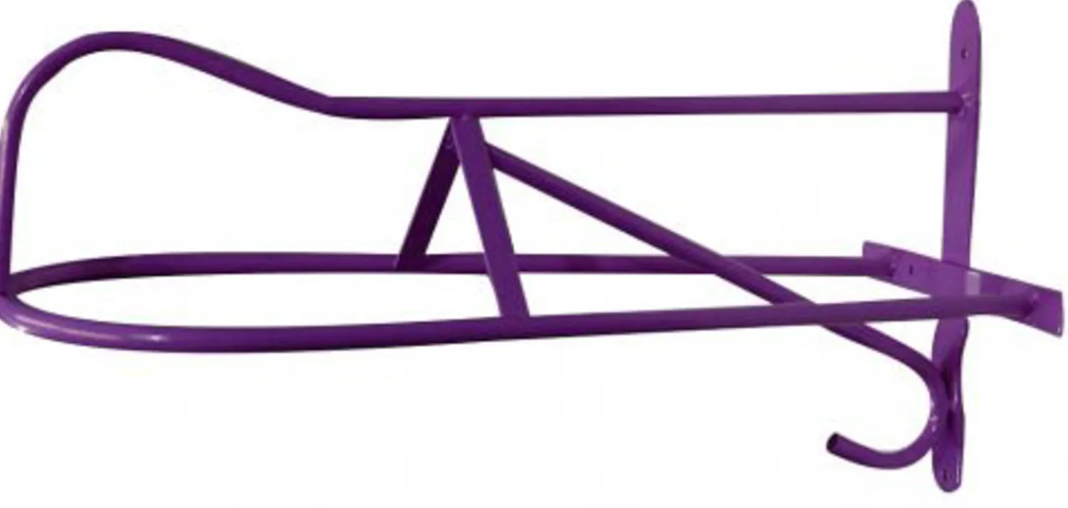 Hot SHILOH STABLES TACK Western or English Wall-Mount Saddle Rack with Hook