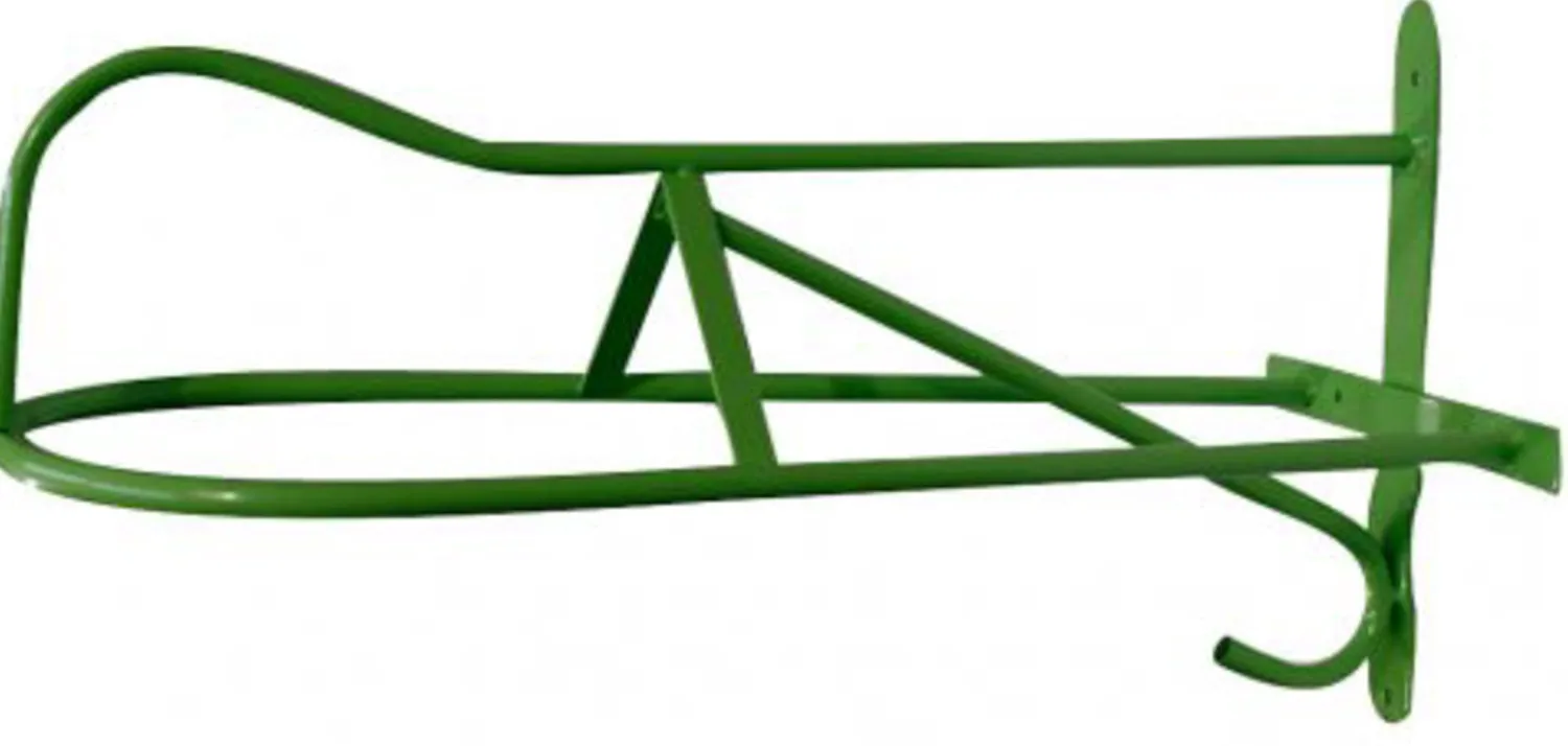 Hot SHILOH STABLES TACK Western or English Wall-Mount Saddle Rack with Hook