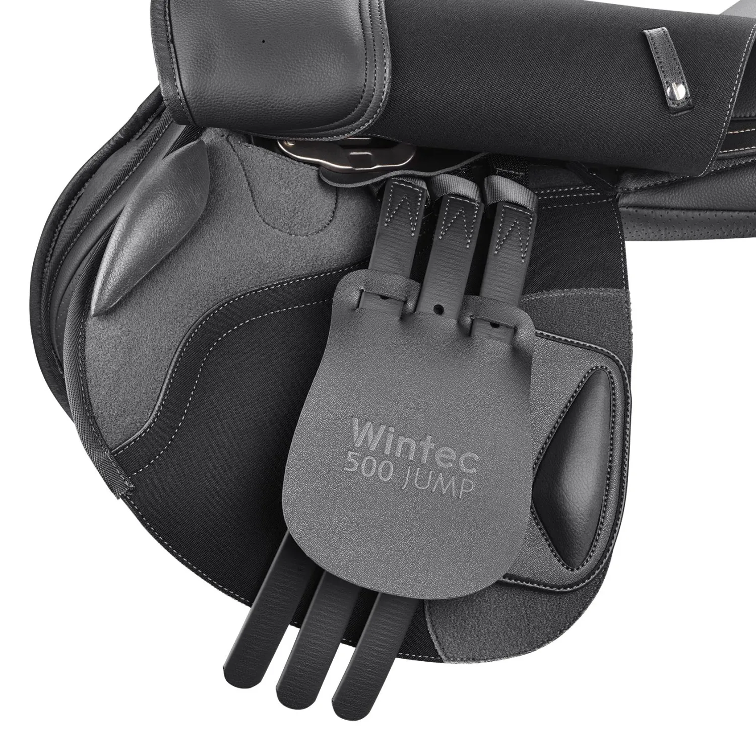New SADDLERY BRANDS INTL Wintec 500 Jump Saddle with Flocked Panels