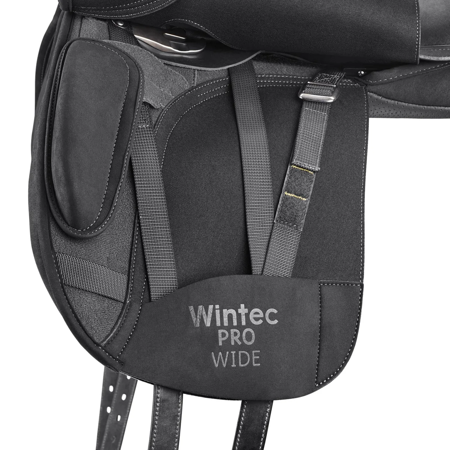Best SADDLERY BRANDS INTL Wintec Pro WIDE Dressage Saddle with HART Black