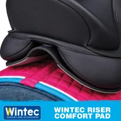 Clearance SADDLERY BRANDS INTL Wintec Riser Comfort Dressage & All Purpose Pad Black